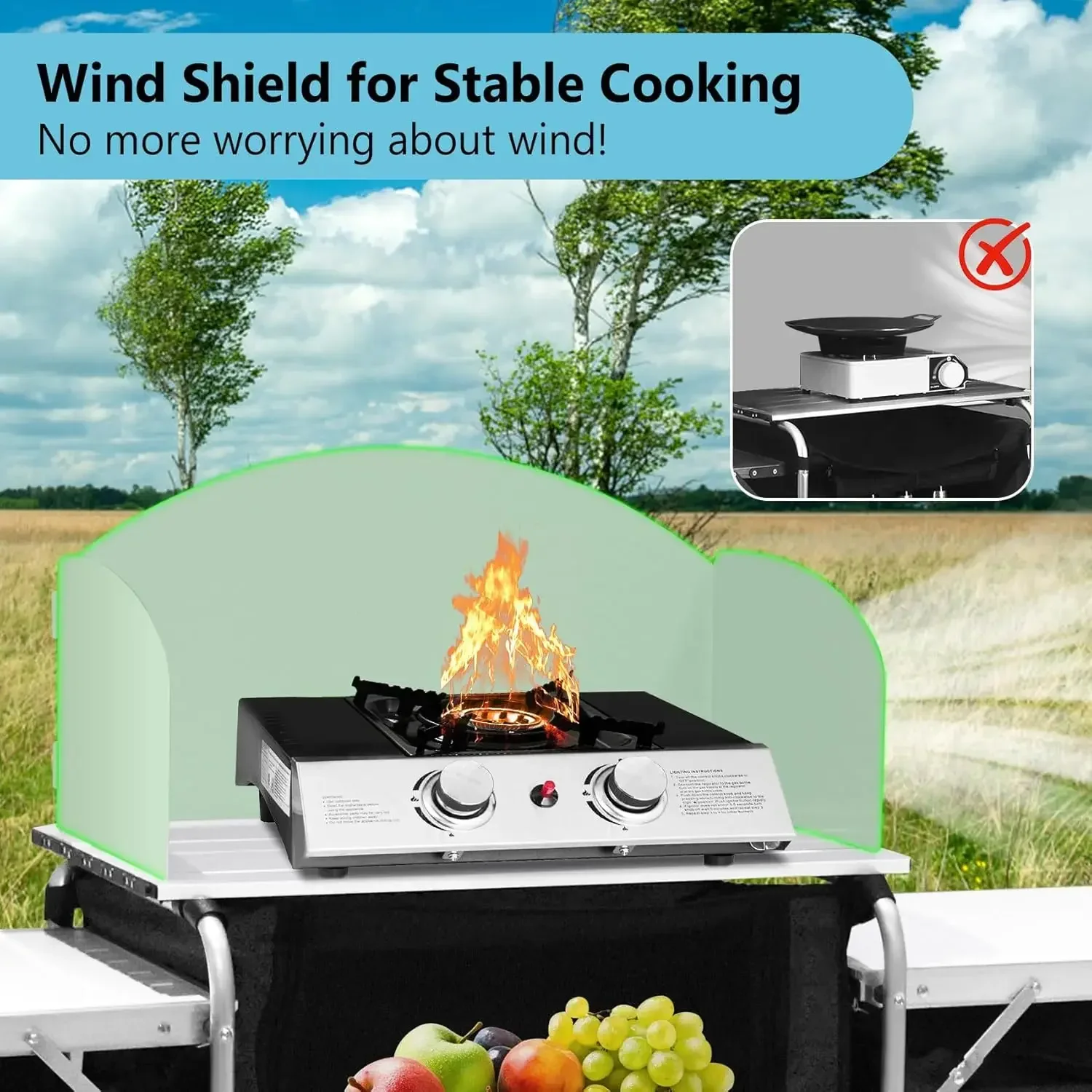 Customizable-Camping Kitchen T - Camping Cooking Table Foldable のレビューと価格