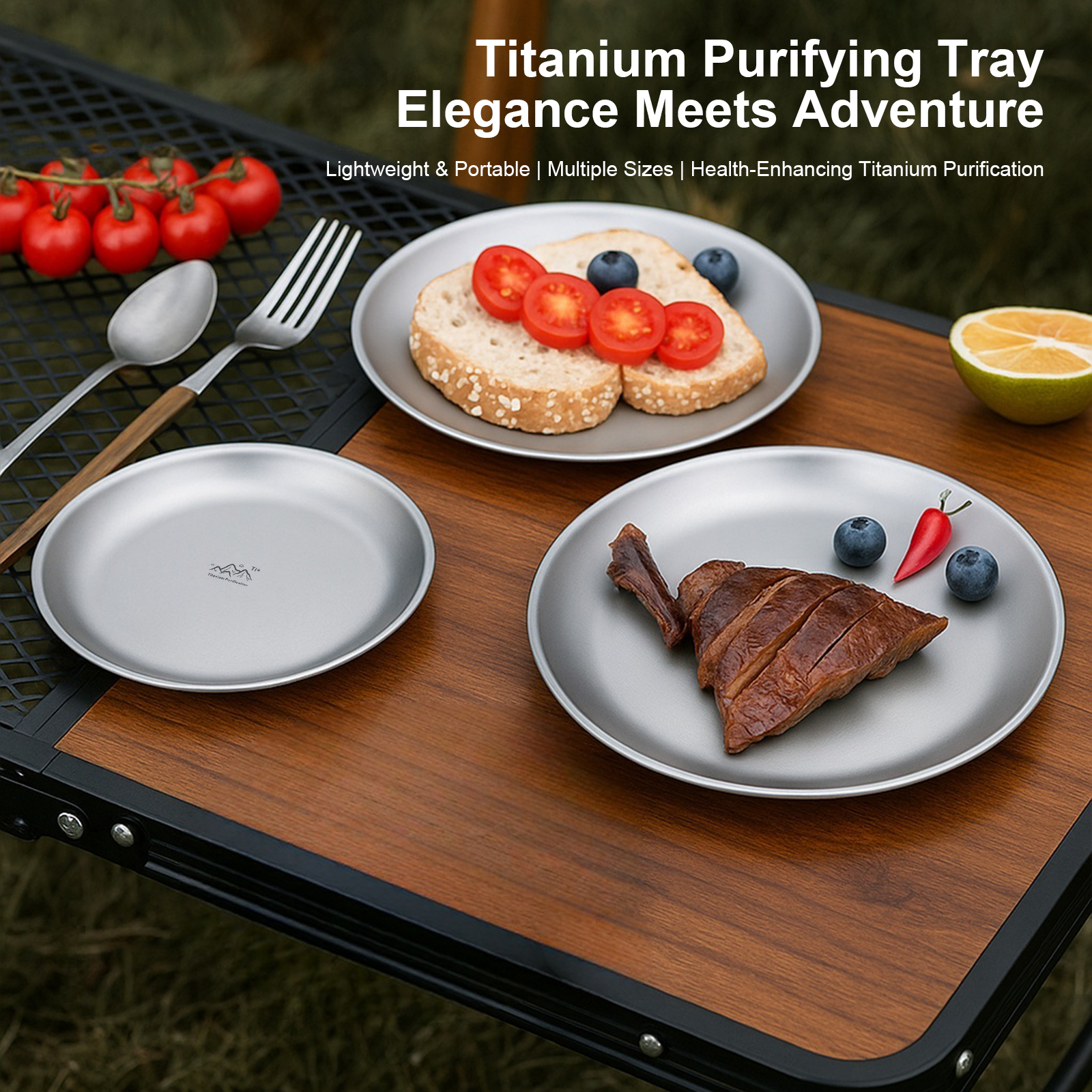 Portable Titanium Purified Sta - Camping Cooking Plate のレビューと価格