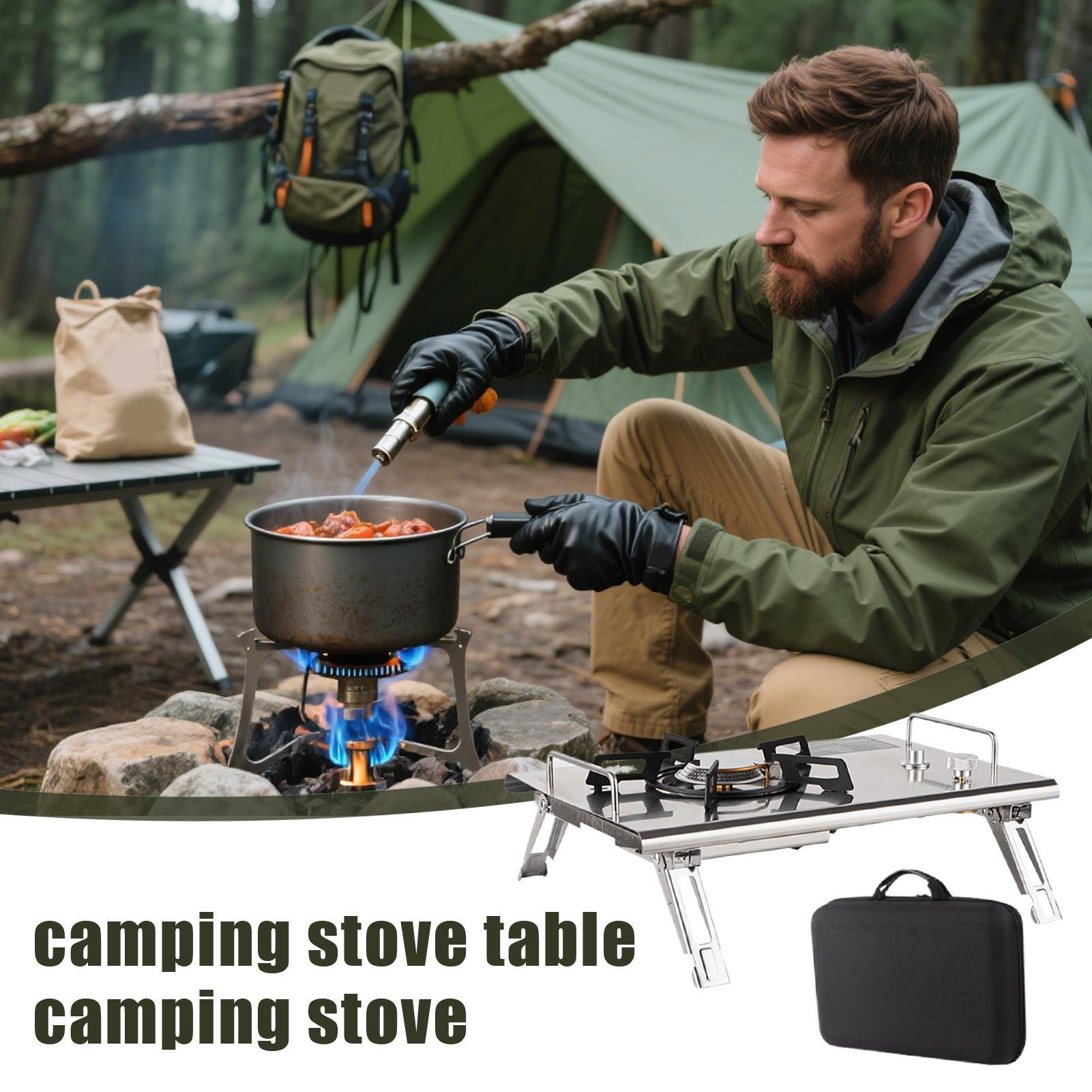 Portable Camping Stove Portabl - Camping Cooking Table Foldable のレビューと価格