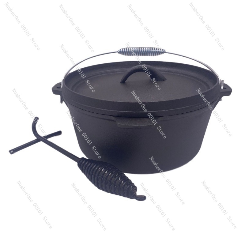 Heavy Duty Cast Iron Dutch Ove - Camp Dutch Oven Cast のレビューと価格
