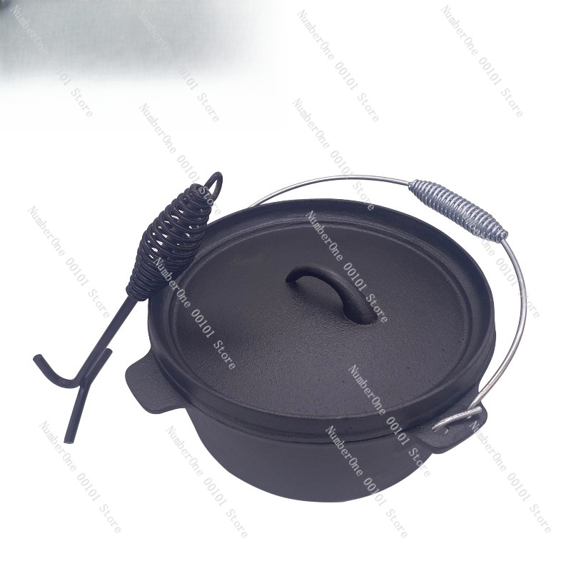 Heavy Duty Cast Iron Dutch Ove - Camp Dutch Oven Cast のレビューと価格