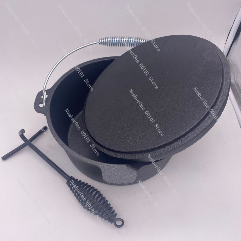 Heavy Duty Cast Iron Dutch Ove - Camp Dutch Oven Cast のレビューと価格