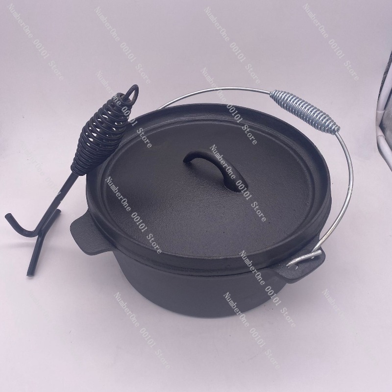 Heavy Duty Cast Iron Dutch Ove - Camp Dutch Oven Cast のレビューと価格